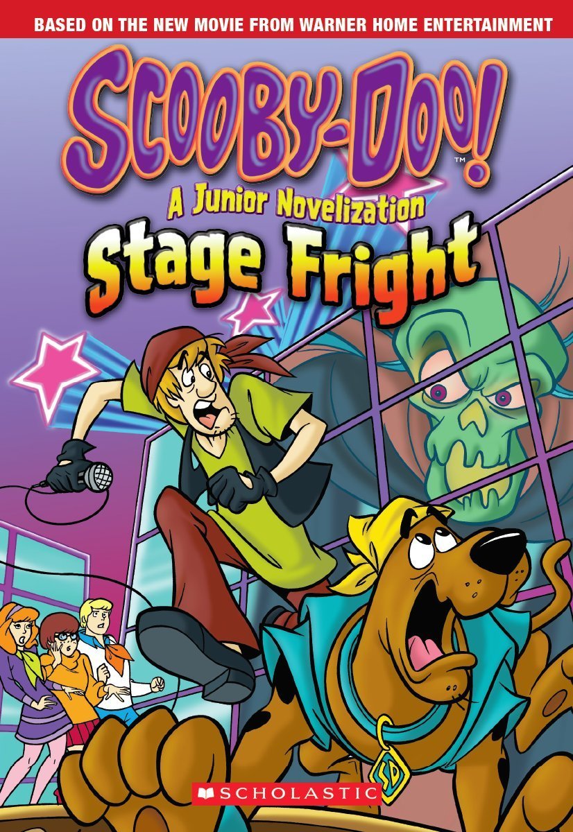 Cover Art For Scooby Doo Stage Fright Novelization 0891